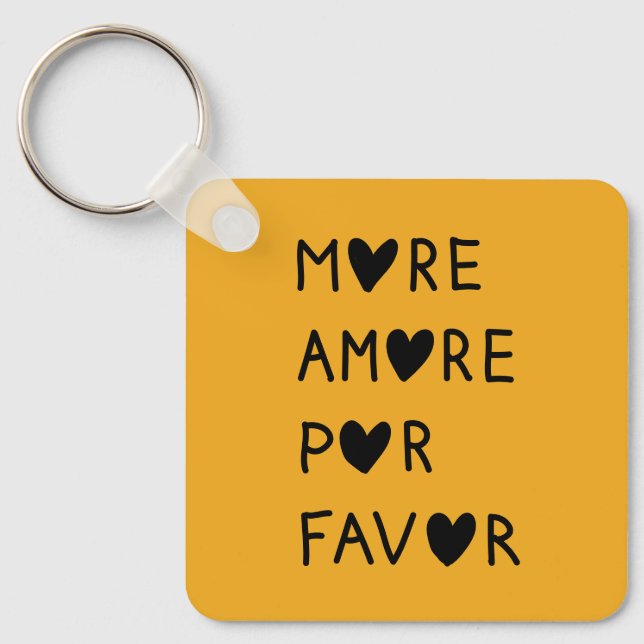 Chaveiro More Amore Pore Favor (Frente)