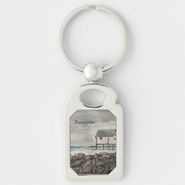 Chaveiro Morecambe Beach Hut Lancashire resort (Frente)