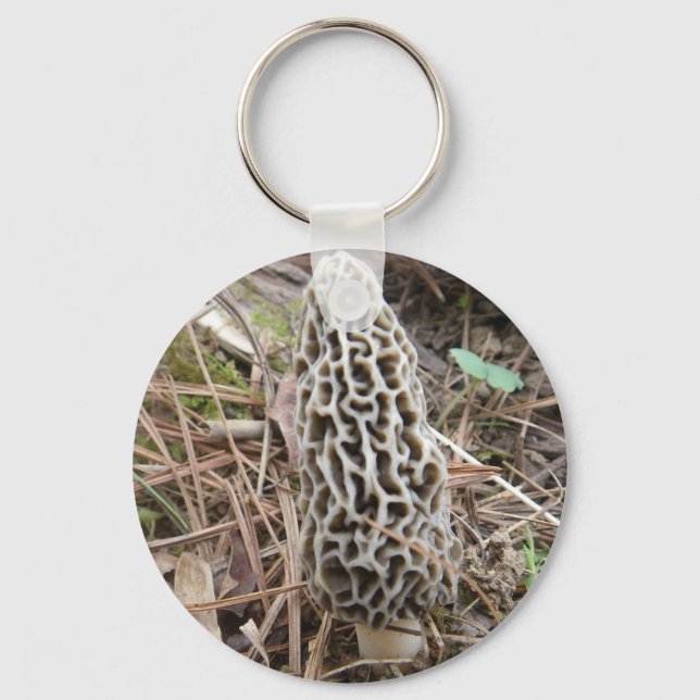 Chaveiro Morel Mushroom Keychain (Frente)