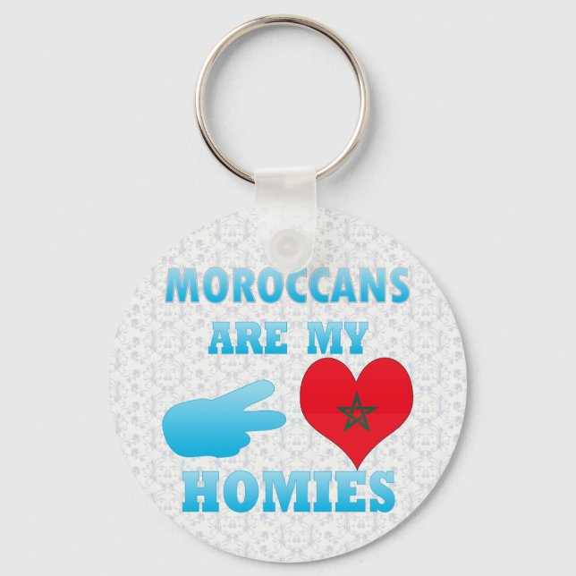 Chaveiro Moroccans are my Homies (Frente)