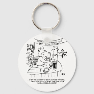 Chaveiro Morris Dançando em Pub. Tradicional Dança Morris