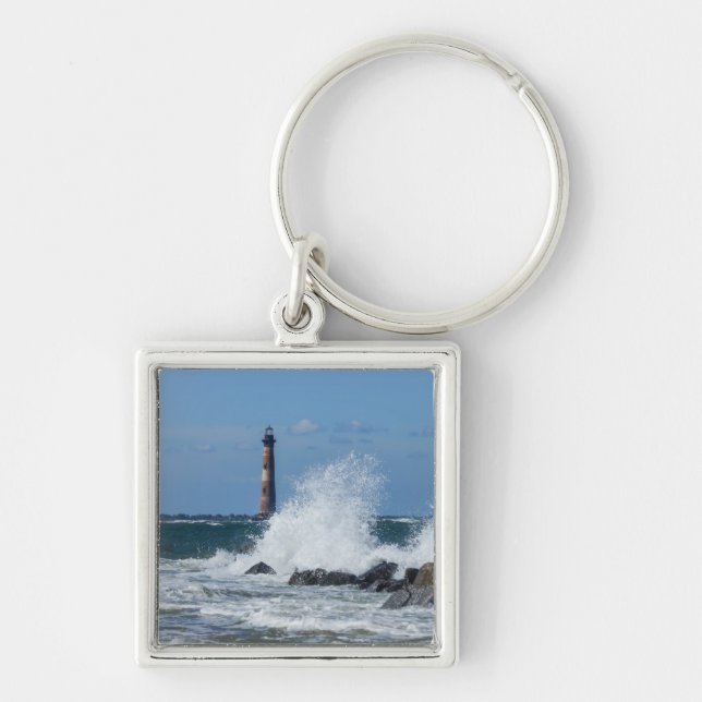 Chaveiro Morris Island Lighthouse Splash (Frente)