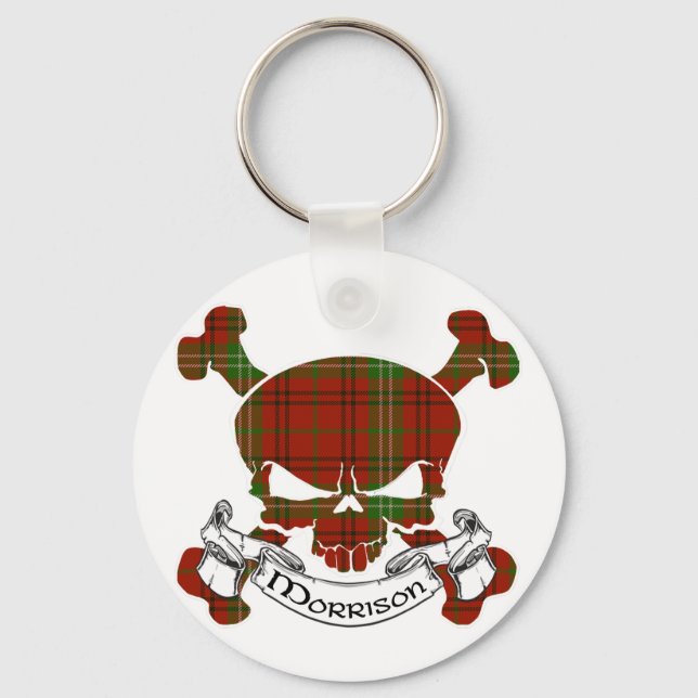 Chaveiro Morrison Tartan Skull (Frente)