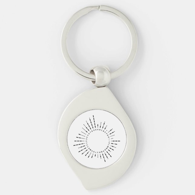 Chaveiro Morse Code Alphabet (Frente)