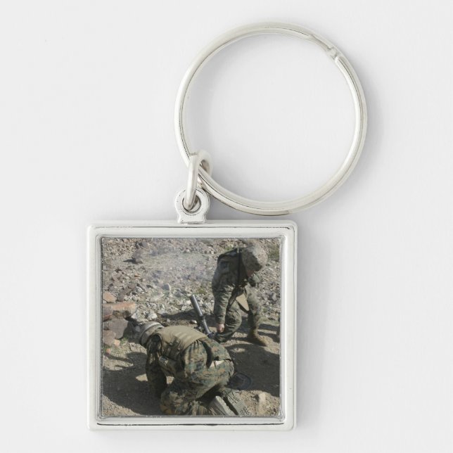 Chaveiro Mortarmen cobrir as orelhas e evita os olhos (Frente)