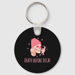 Chaveiro Morte Do Café Antes Do Skull Do Decaf
