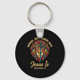 Chaveiro Mosaico Cristão Normal Não Está Voltando Jesus Est