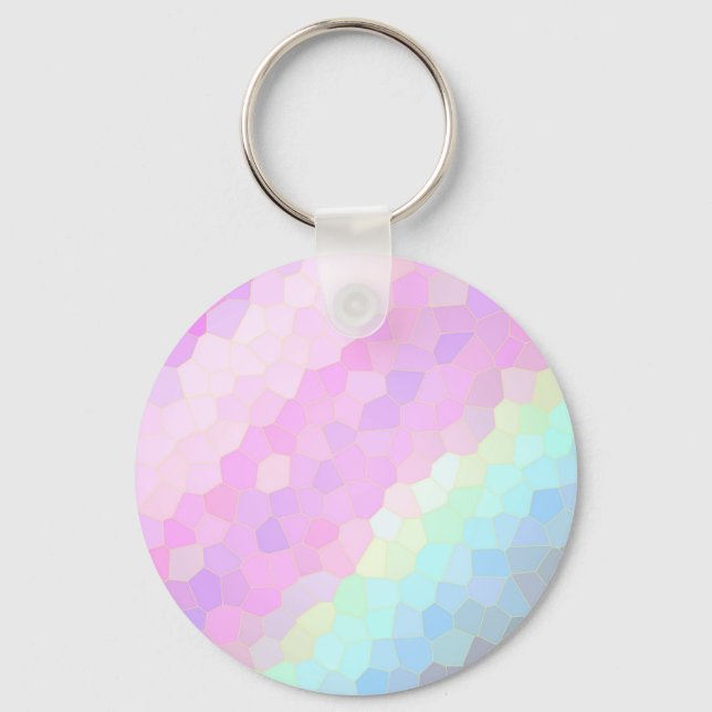 Chaveiro Mosaico Pastel (Frente)