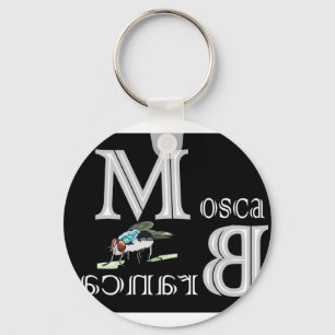 chaveiro mosca Branca
