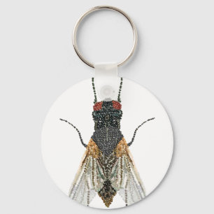 Chaveiro mosca da casa.
