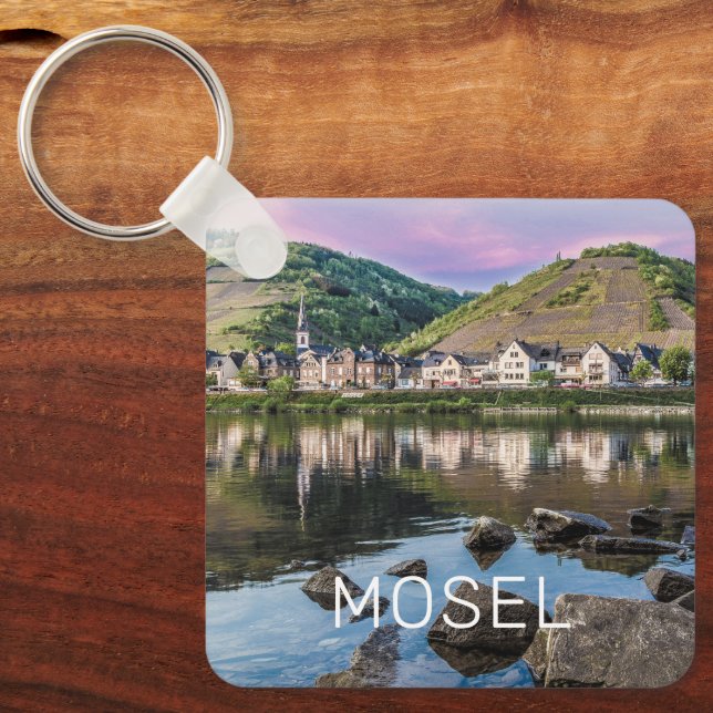 Chaveiro Moselle Ediger Eller Sunset River Cochem Souvenir (Frente)