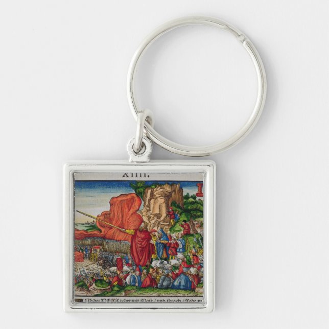 Chaveiro Moses que cruza o Mar Vermelho (Frente)