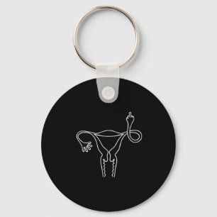 Chaveiro Mostra Camisa Feminista do Dedo Médio