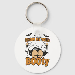 Chaveiro Mostre-me o seu Hallowee do Boo Fantasma de Booty