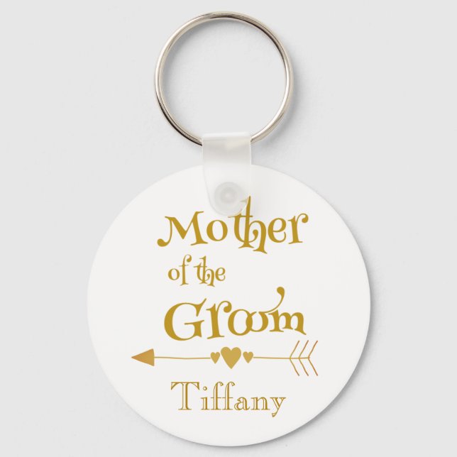 Chaveiro Mother of the Groom Keepsake Wedding Memories (Frente)