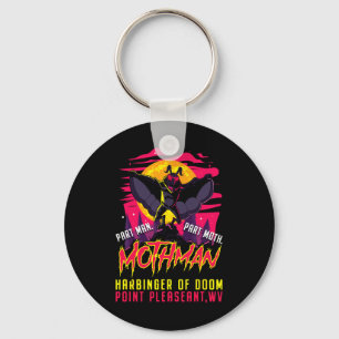 Chaveiro Mothman Fun Cryptid Harbinger Part Man Part Moth