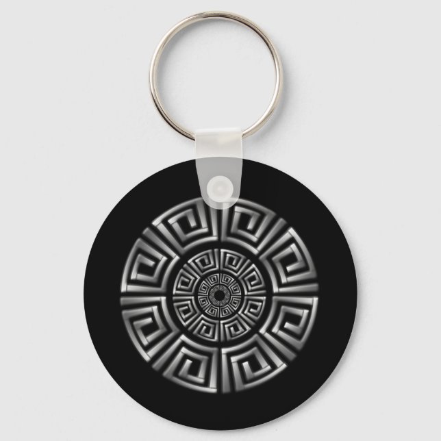 Chaveiro Motif do Círculo Grego (Frente)
