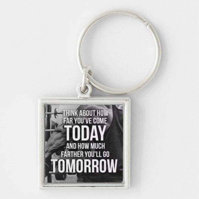 Chaveiro Motivação de Gym de Workout (Frente)