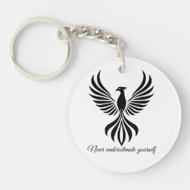 Chaveiro Motivational Quote Keychain