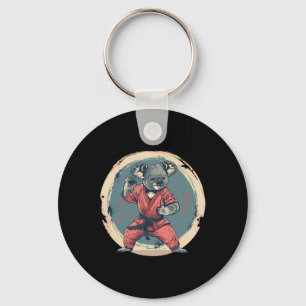 Chaveiro Motivo de Coala de Caratê Taekwondo Jiu-jitsu Mma