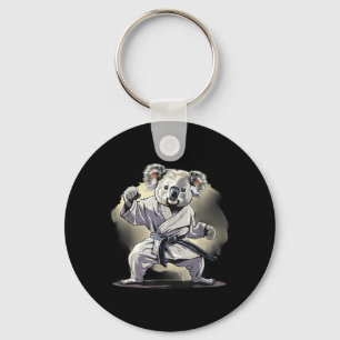 Chaveiro Motivo de Coala de Karatê Taekwondo Jiu-Jitsu MMA