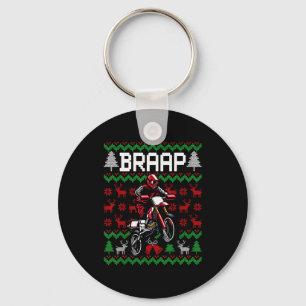 Chaveiro Moto de Natal Motocross Braap Bicicleta de Terra