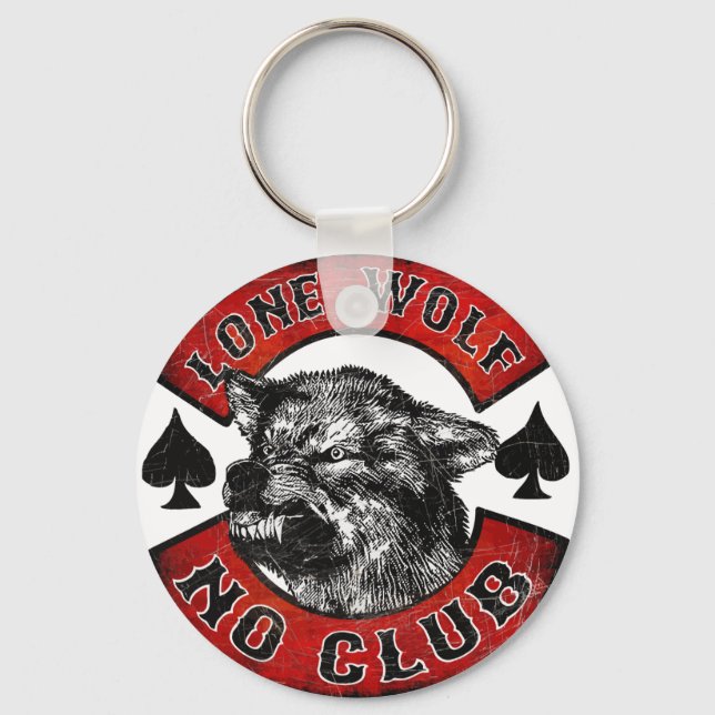 Chaveiro Moto Lone Wolf (Frente)