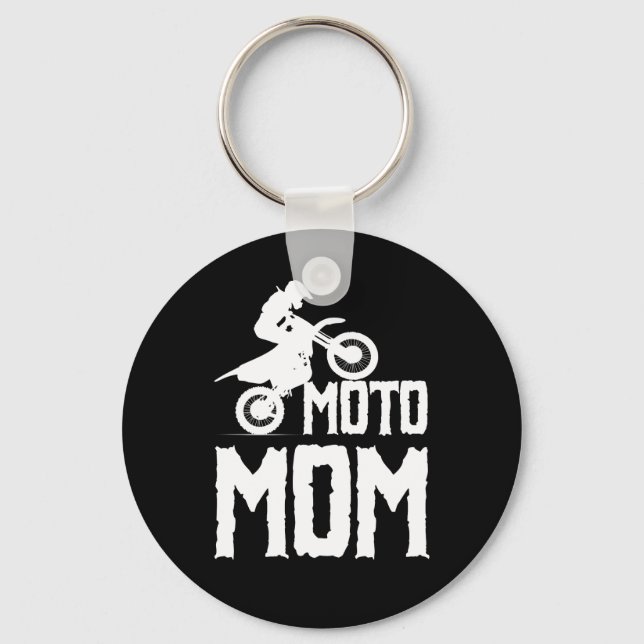 Chaveiro Moto Mom Motorcross (Frente)