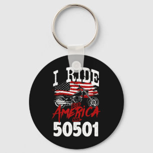 Chaveiro Motociclista Anti Trump 50501 Pró-democracia Re