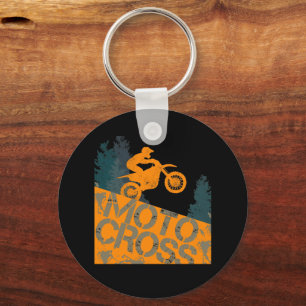 Chaveiro Motocross Biker Vintage Motorbike e Motorcycle