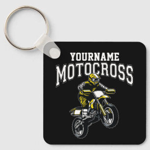 Chaveiro Motocross Dirt Bike Racing Personalizado