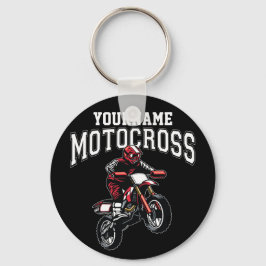 Chaveiro Motocross Dirt Bike Racing Personalizado