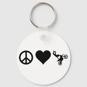 Chaveiro Motocross do amor da paz
