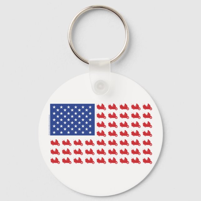 Chaveiro Motor-Ciclo-Sinalizador-W (Frente)