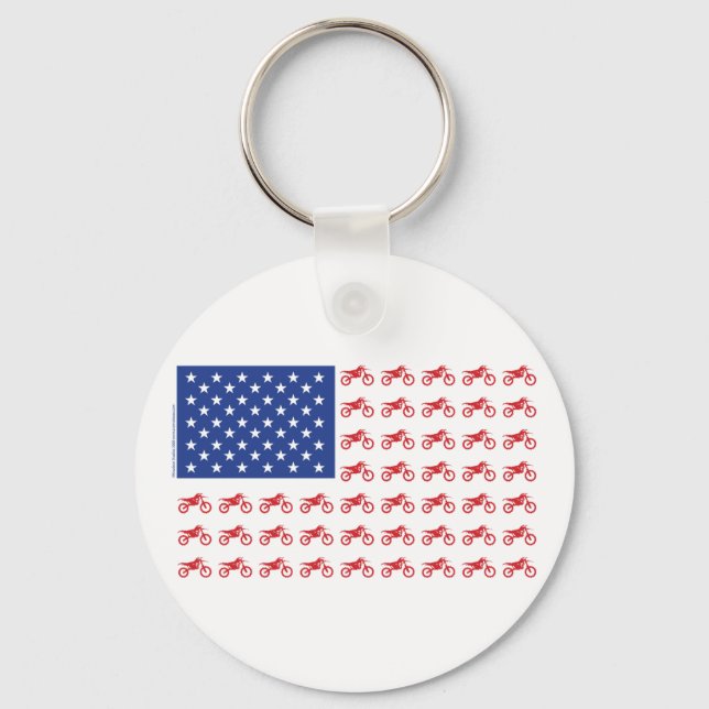 Chaveiro Motor-Cycle-Flag-Moto-Cross (Frente)