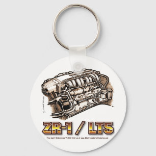 Chaveiro Motor de corveta ZR1 LT5