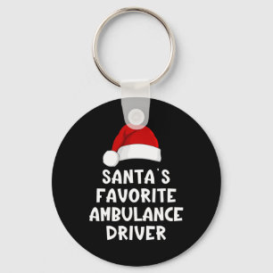 Chaveiro Motorista de Ambulância Favorito do Papai Noel no