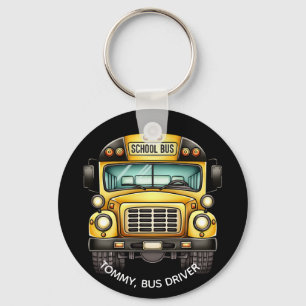 Chaveiro Motorista de ônibus escolar. Personalizado