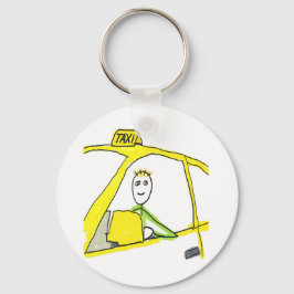Chaveiro Motorista de Táxi Stickman