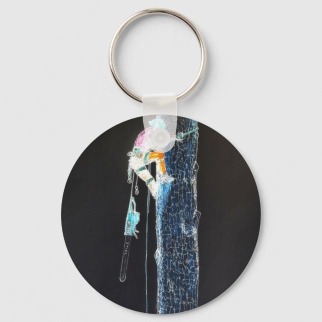 Chaveiro motosserra do cirurgião de árvores elétricas (Frente)