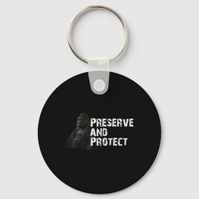 Chaveiro Mountain Gorilla Environmental Protection Conserva (Frente)