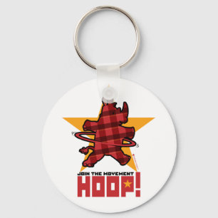 Chaveiro Movimentação de cadeias-chave