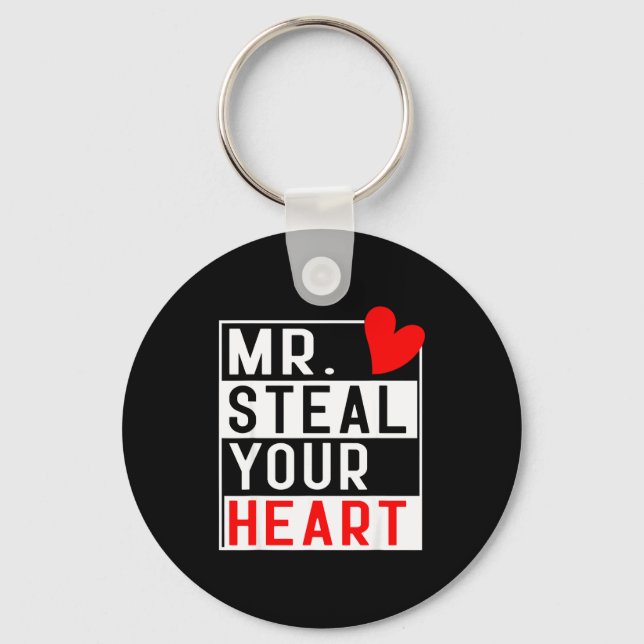 Chaveiro Mr Steal Your Heart For Boys Toddlers Valentine's  (Frente)