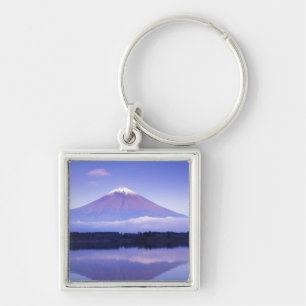 Chaveiro Mt. Fuji com Nuvem Lenticular, Lago Motosu,