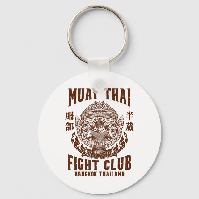 Chaveiro Muay Thai Boxer Boxer Boxer Boxer Muay Thai Figh (Frente)