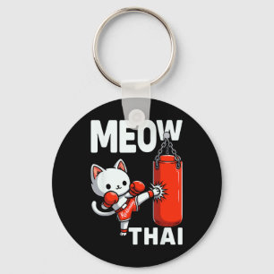 Chaveiro Muay Thai Cat Boxando Artes Marciais Combatendo Es