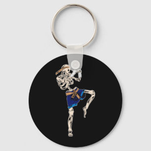 Chaveiro Muay Thai Halloween Kickboxing Mma Esqueleto
