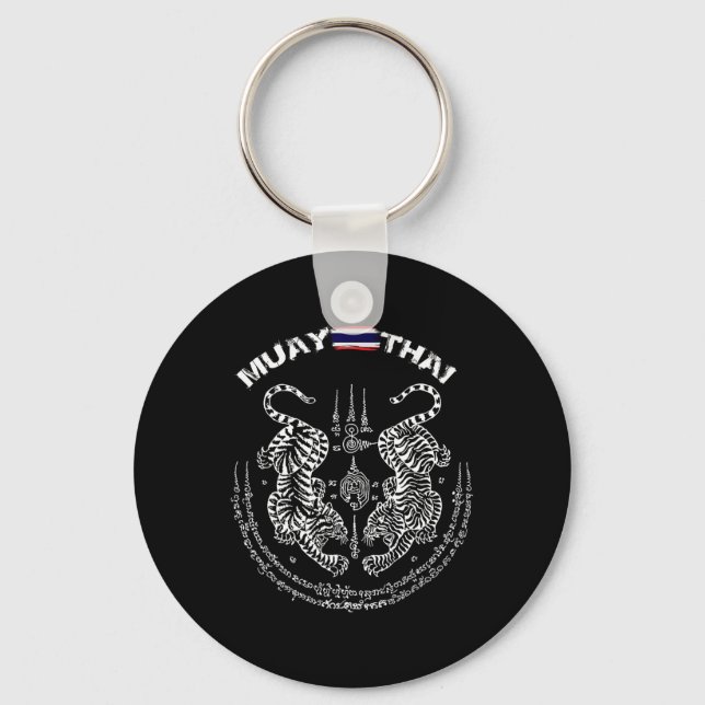 Chaveiro Muay Thai Kickboxing Tailândia  (Frente)