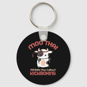Chaveiro Muay Thai Moo Thai Kickboxing Engraçado