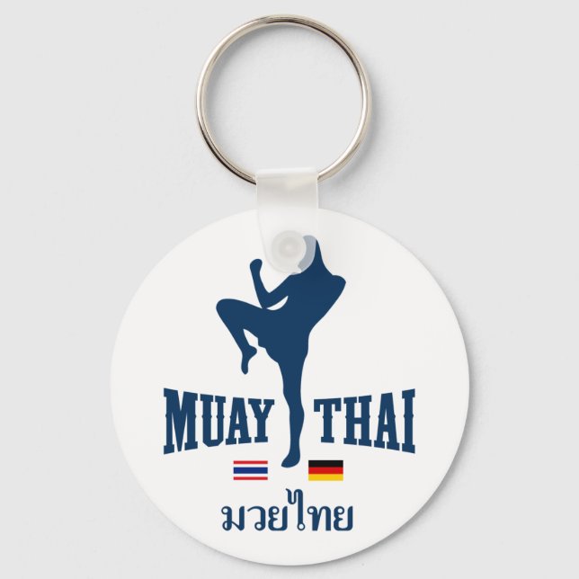 Chaveiro Muay Thai Tailândia Alemanha (Frente)